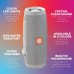 Bluetooth Speaker Portable with Color Lights, Wireless Ipx5 Waterproof Speakers from SilverOnyx, Loud Clear Hd Stereo Sound, Rich Bass Subwoofer, Built-in Mic, for Shower, Home, Travel, Pool - Grey